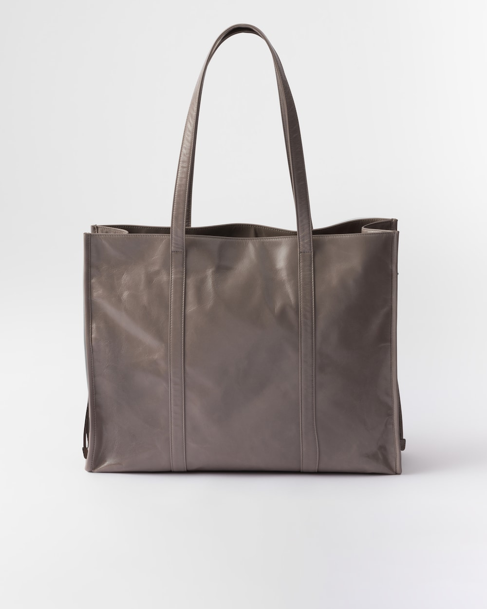 Prada Large Leather Tote Bag - Image 5